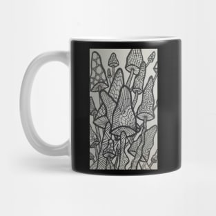 Black and white art Mug